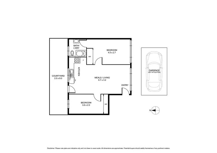 Floorplan of Homely apartment listing, 7/27 Tattenham Street, Caulfield East VIC 3145