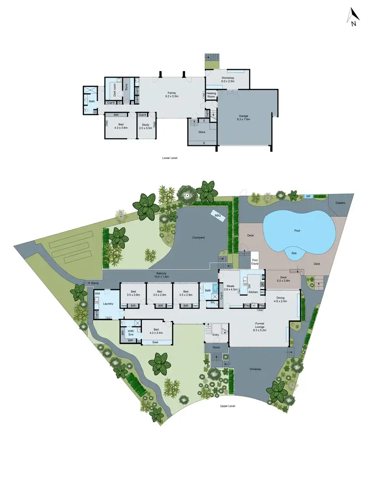 Floorplan of Homely house listing, 6 Kippax Court, Mount Waverley VIC 3149