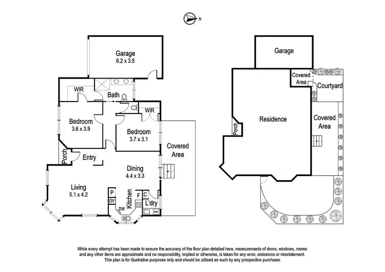 Floorplan of Homely unit listing, 1/53 Bannockburn Road, Viewbank VIC 3084