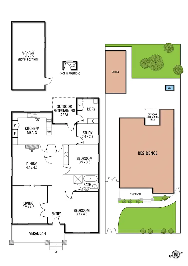 Floorplan of Homely house listing, 4 Downs Street, Brunswick VIC 3056