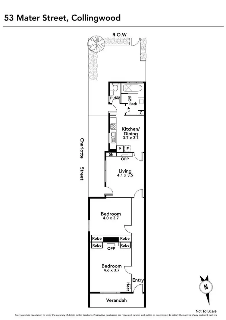 Floorplan of Homely house listing, 53 Mater Street, Collingwood VIC 3066