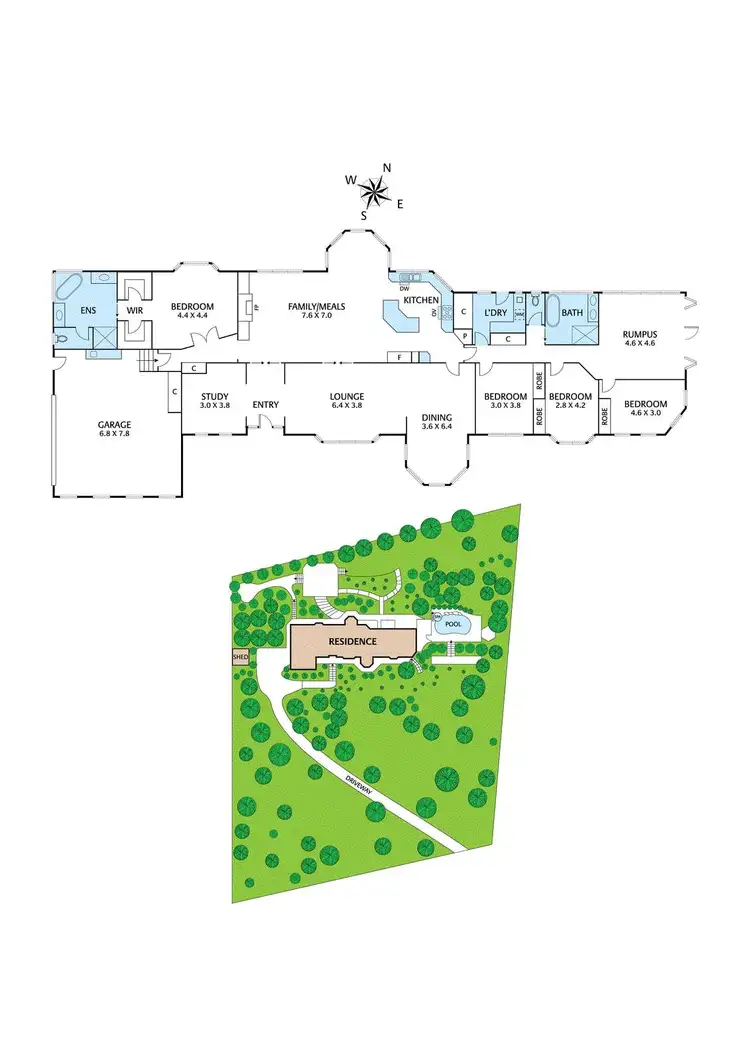 Floorplan of Homely house listing, 14 Haldane Road, Eltham VIC 3095