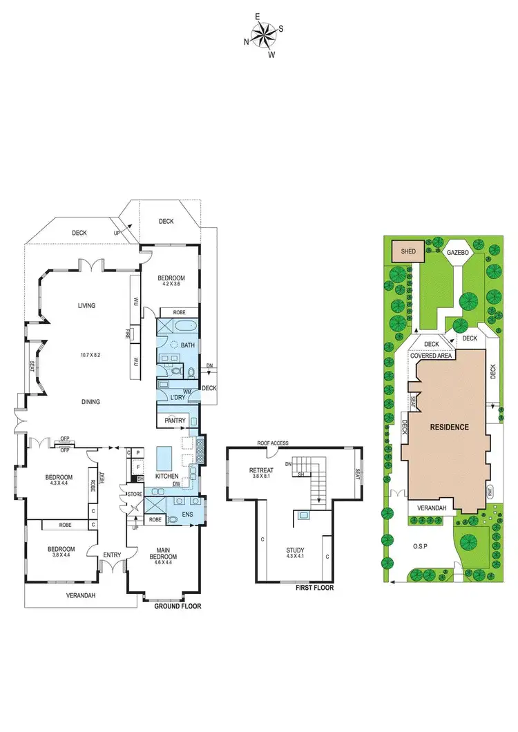 Floorplan of Homely house listing, 6 Gerald Street, Murrumbeena VIC 3163