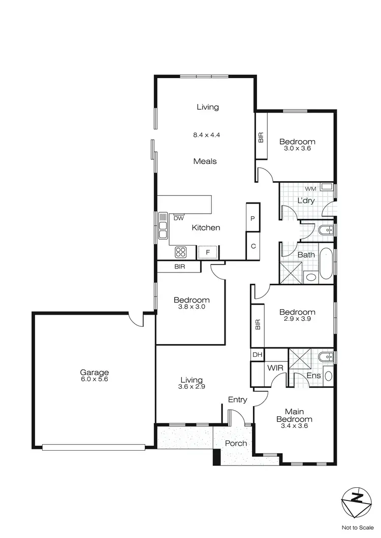 Floorplan of Homely house listing, 323 Vickers Street, Sebastopol VIC 3356