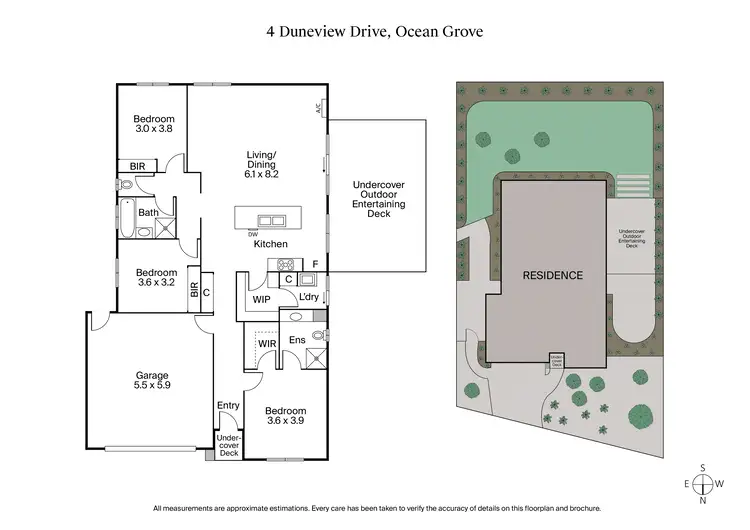 Floorplan of Homely house listing, 4 Duneview Drive, Ocean Grove VIC 3226