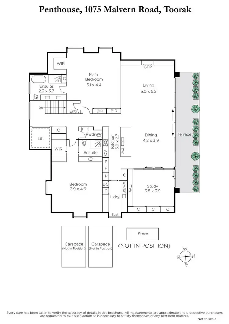 Floorplan of Homely apartment listing, 5/1075 Malvern Road, Toorak VIC 3142