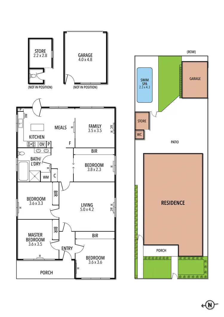 Floorplan of Homely house listing, 4 Warburton Street, Brunswick VIC 3056