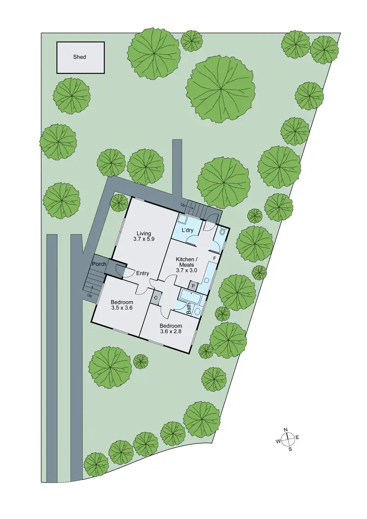 Floorplan of Homely house listing, 16 Carramar Street, Chadstone VIC 3148