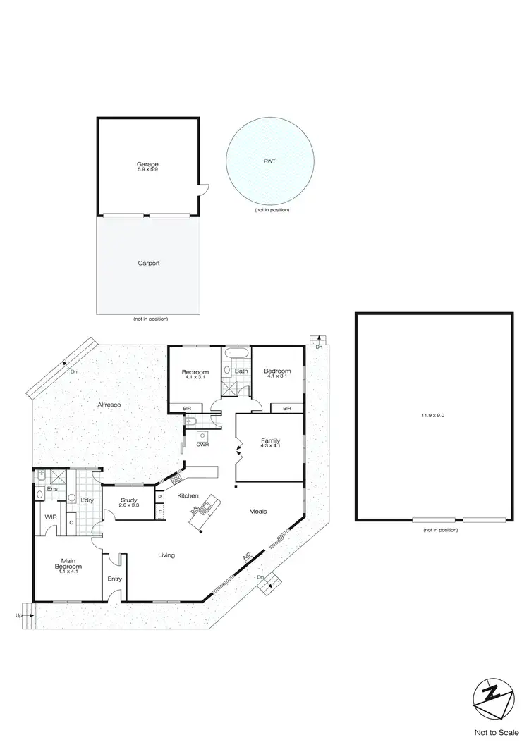 Floorplan of Homely house listing, 205 Four Star Road, Creswick VIC 3363