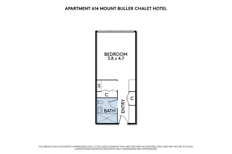 Floorplan of Homely apartment listing, 614/5 Summit Road, Mount Buller VIC 3723