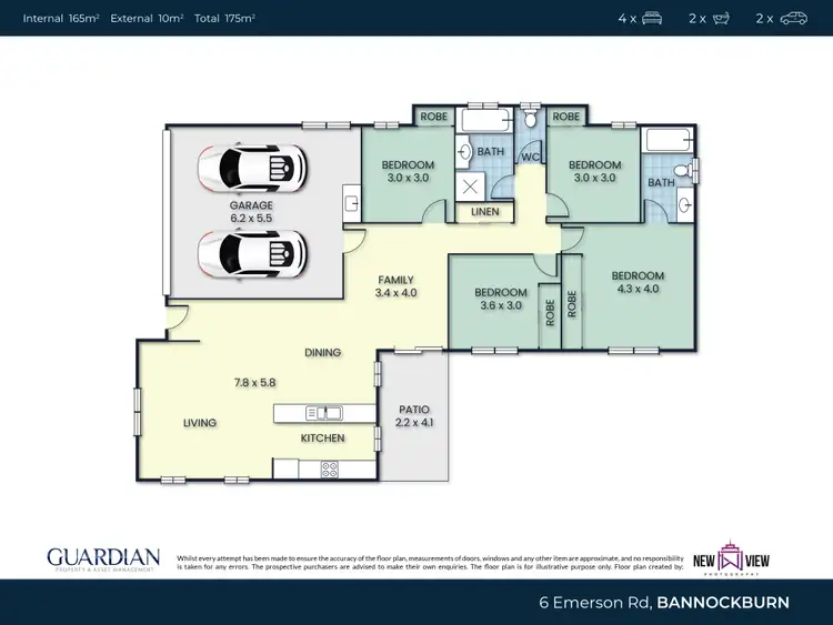 Floorplan of Homely house listing, 6 Emerson Road, Bannockburn QLD 4207