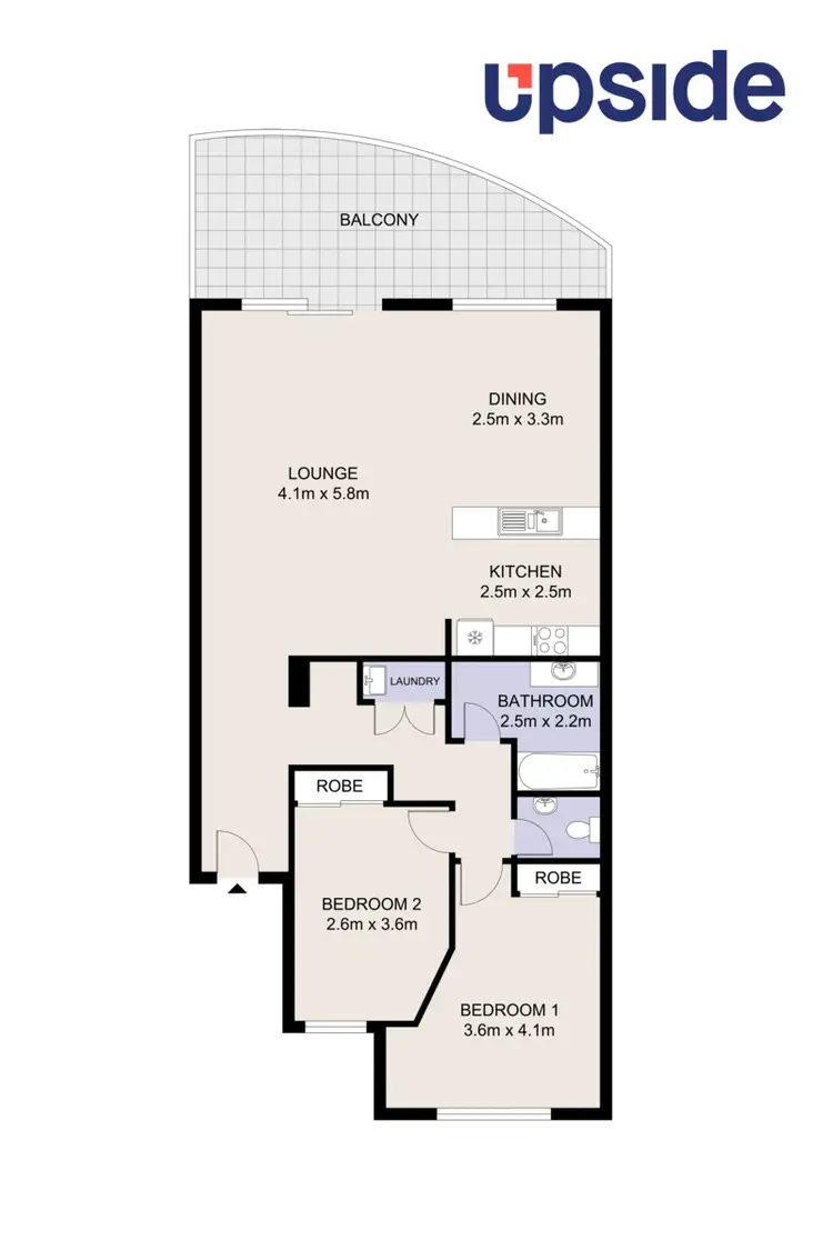 Floorplan of Homely unit listing, 223/68 Pacific Drive, Port Macquarie NSW 2444