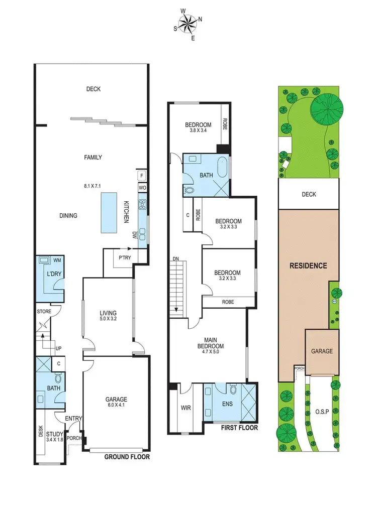 Floorplan of Homely townhouse listing, 71B Lancaster Street, Bentleigh East VIC 3165