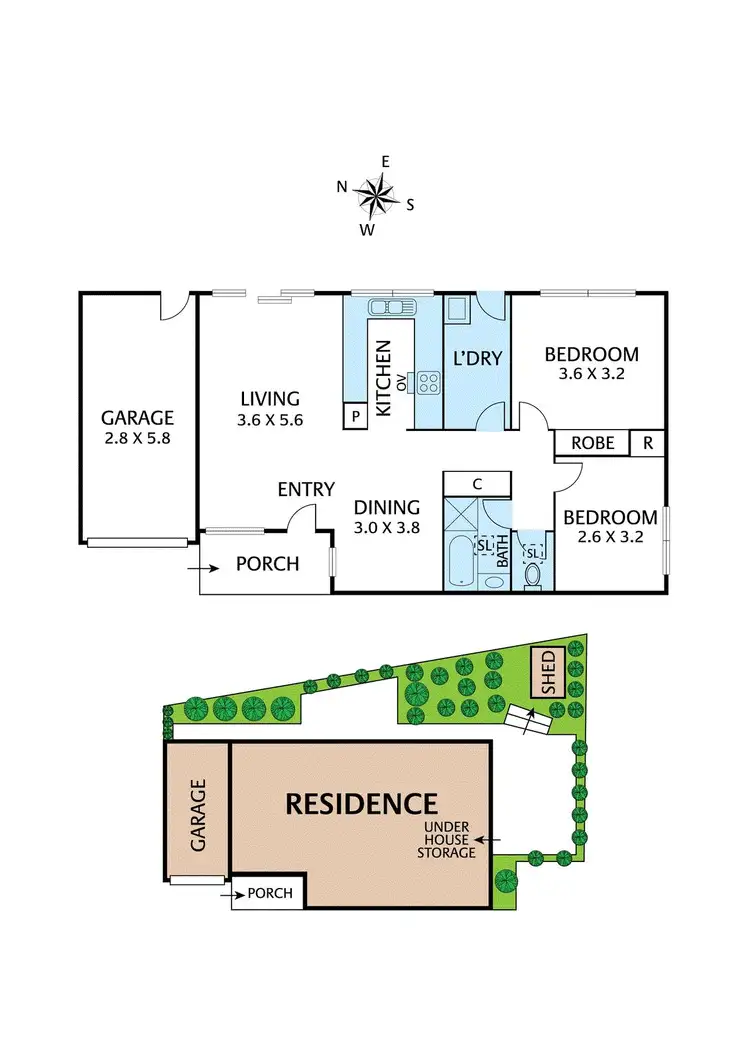 Floorplan of Homely unit listing, 4/17 Wattle Avenue, Montmorency VIC 3094