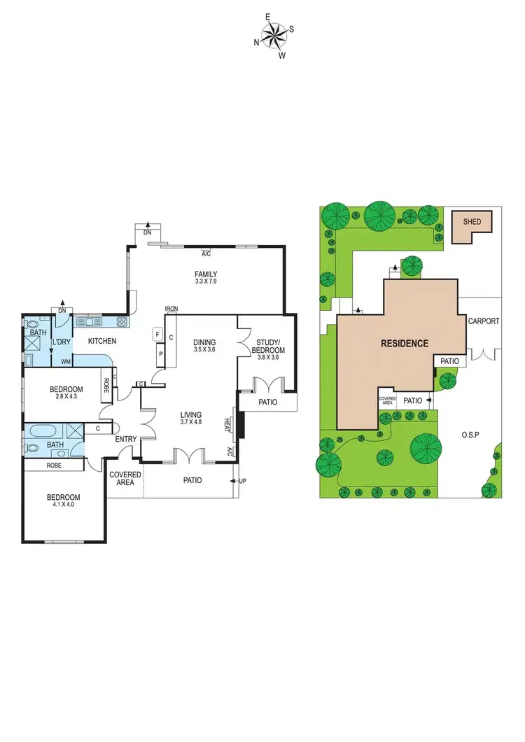 Floorplan of Homely house listing, 2 Magnolia Avenue, Bentleigh East VIC 3165