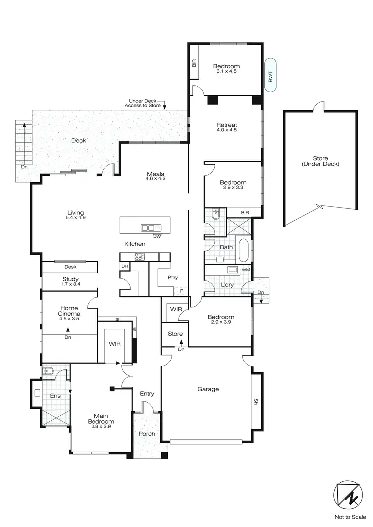 Floorplan of Homely house listing, 50 Apple Orchard Drive, Brown Hill VIC 3350