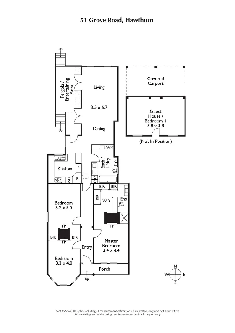 Floorplan of Homely house listing, 51 Grove Road, Hawthorn VIC 3122