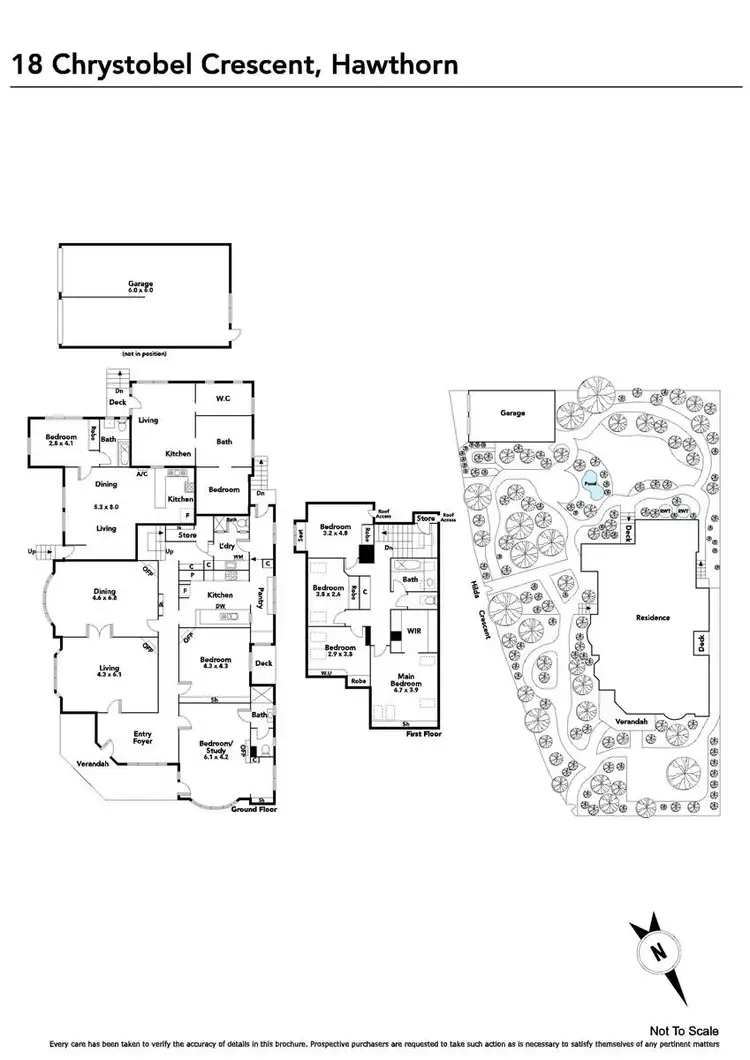 Floorplan of Homely house listing, 18 Chrystobel Crescent, Hawthorn VIC 3122