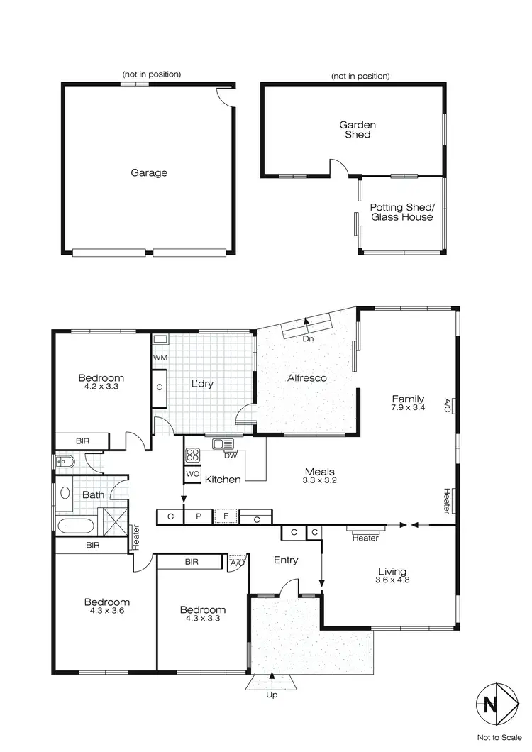 Floorplan of Homely house listing, 34 Magpie Street, Golden Point VIC 3350