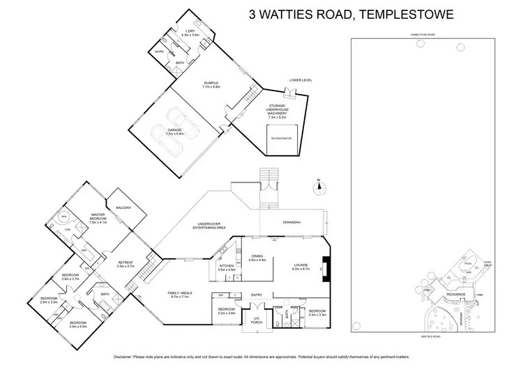 Floorplan of Homely house listing, 3 Watties Road, Templestowe VIC 3106