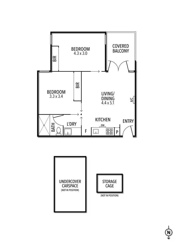 Floorplan of Homely apartment listing, 602/1C Michael Street, Brunswick VIC 3056