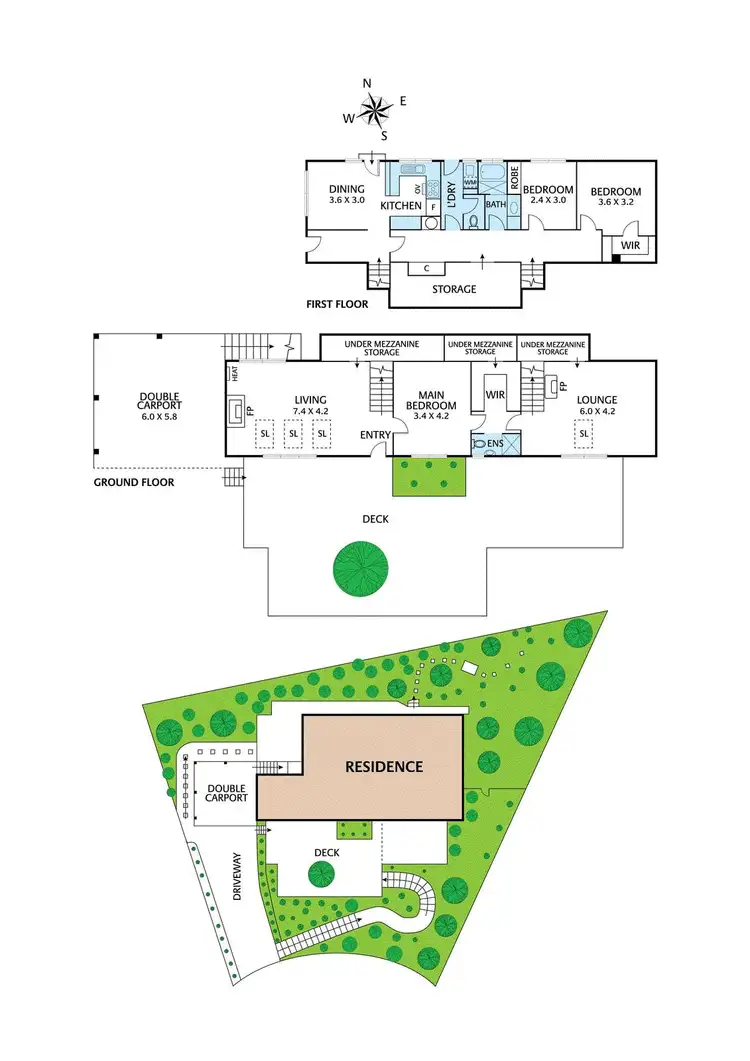Floorplan of Homely house listing, 16 Lamorna Court, Eltham VIC 3095