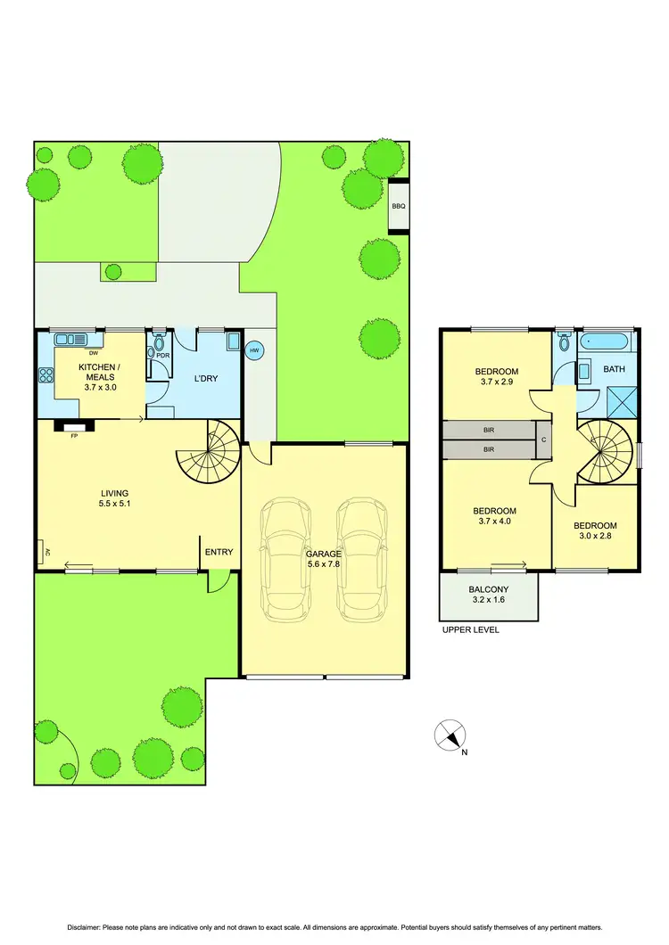 Floorplan of Homely townhouse listing, 90 Willis Court, Vermont VIC 3133
