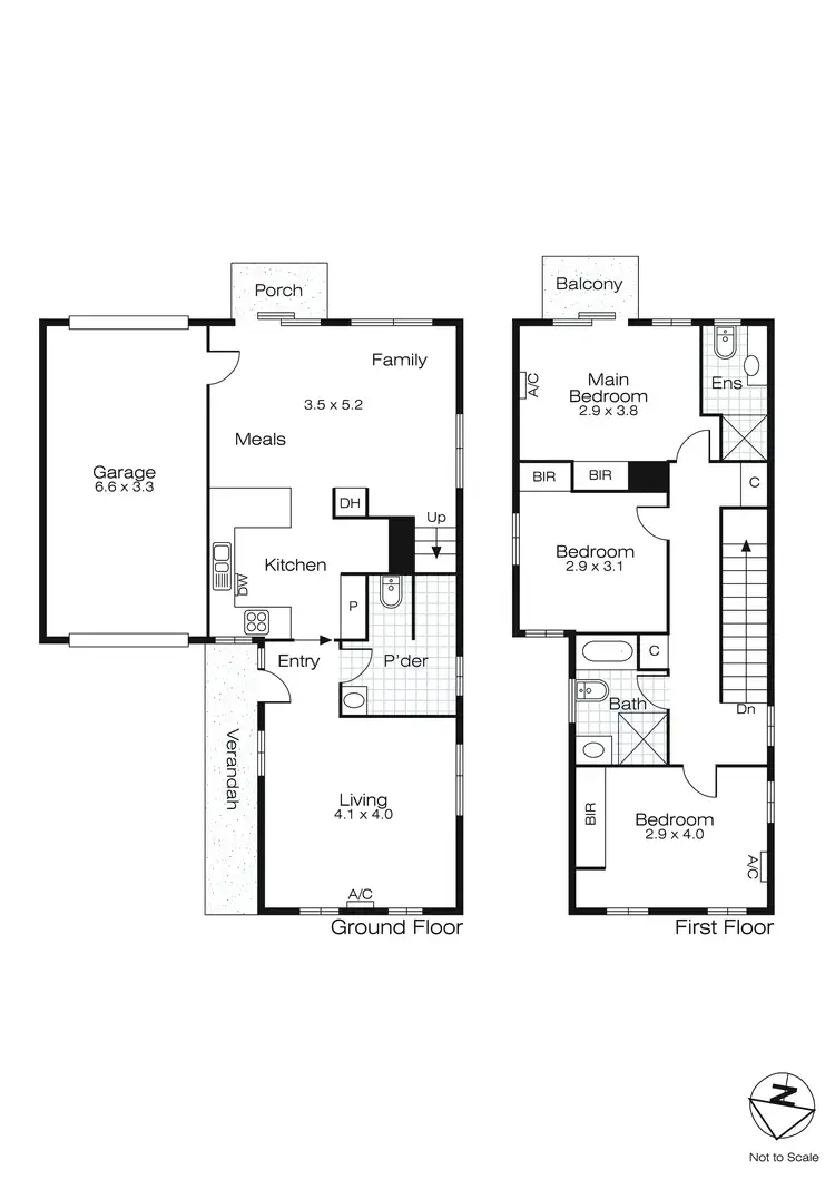 Floorplan of Homely house listing, 10 Bentley Place, Ballarat East VIC 3350