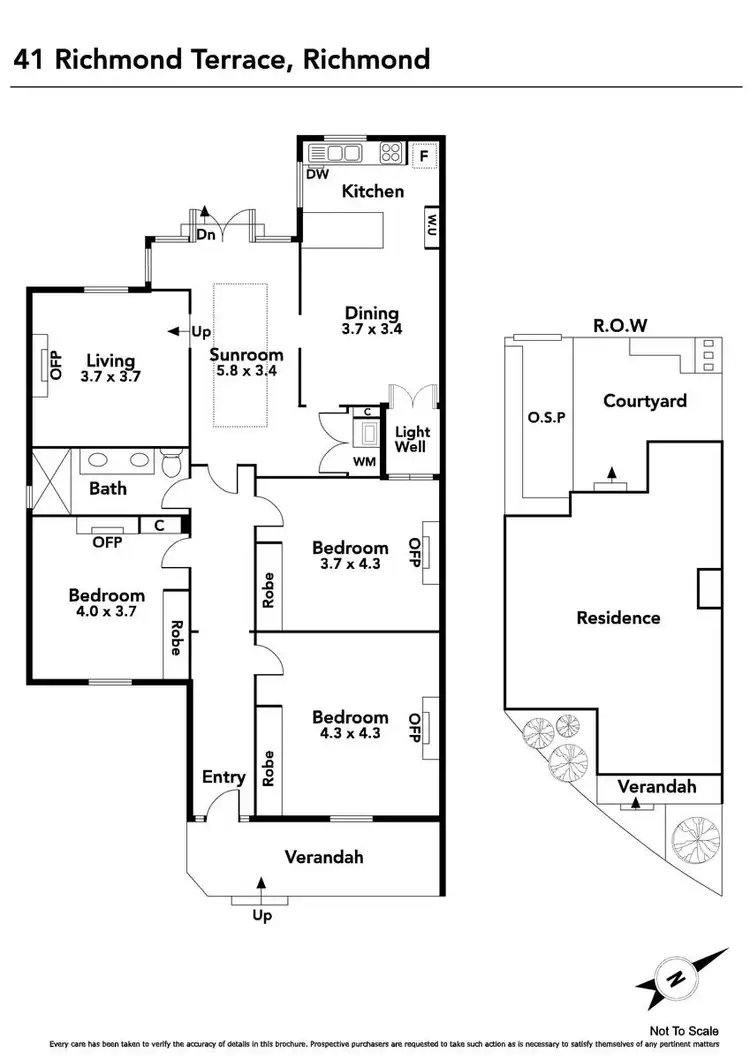 Floorplan of Homely house listing, 41 Richmond Terrace, Richmond VIC 3121