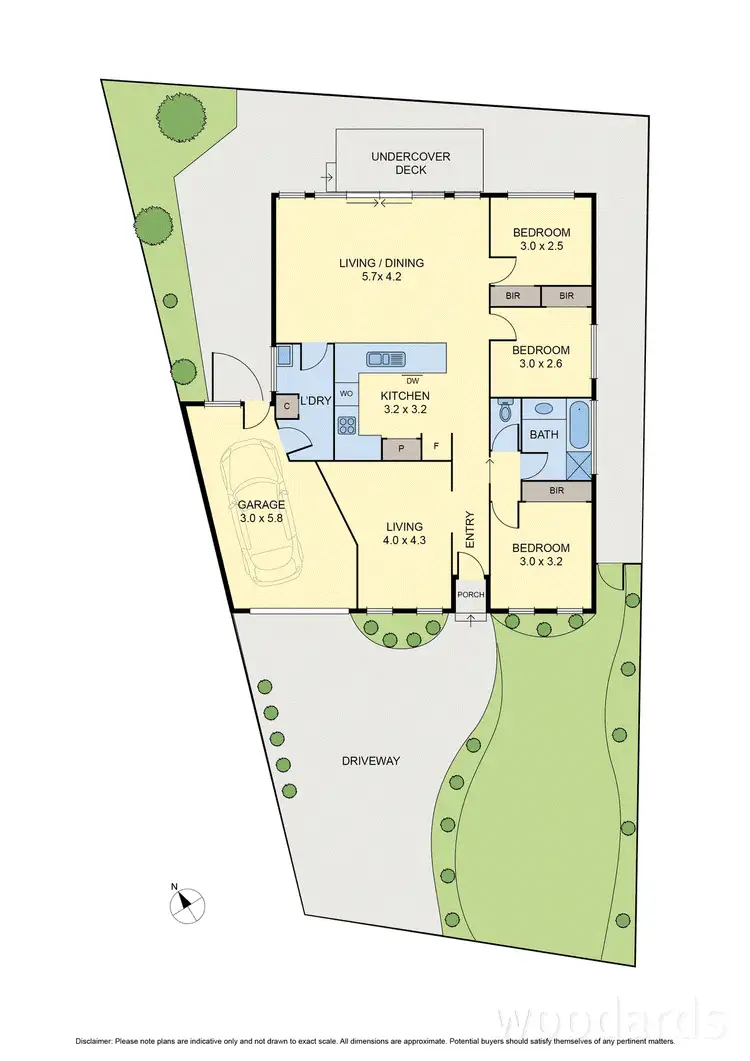 Floorplan of Homely unit listing, 3 Kenman Close, Templestowe VIC 3106