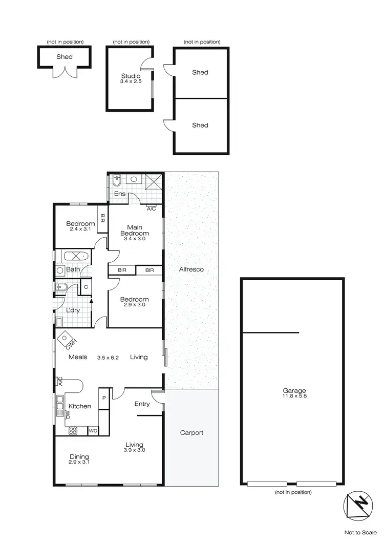 Floorplan of Homely house listing, 3 Blue Gum Court, Mount Pleasant VIC 3350