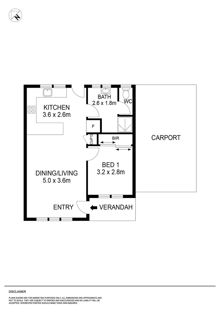 Floorplan of Homely unit listing, 3/2 The Gums, Mount Clear VIC 3350