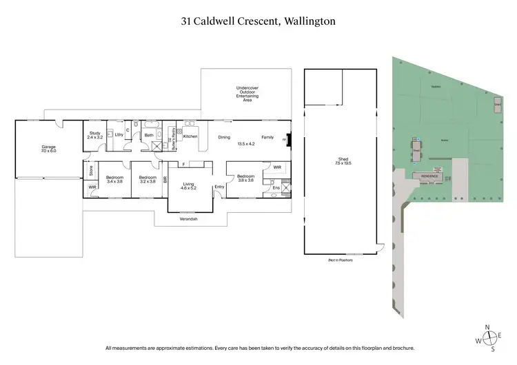 Floorplan of Homely rural property listing, 31 Caldwell Crescent, Wallington VIC 3222