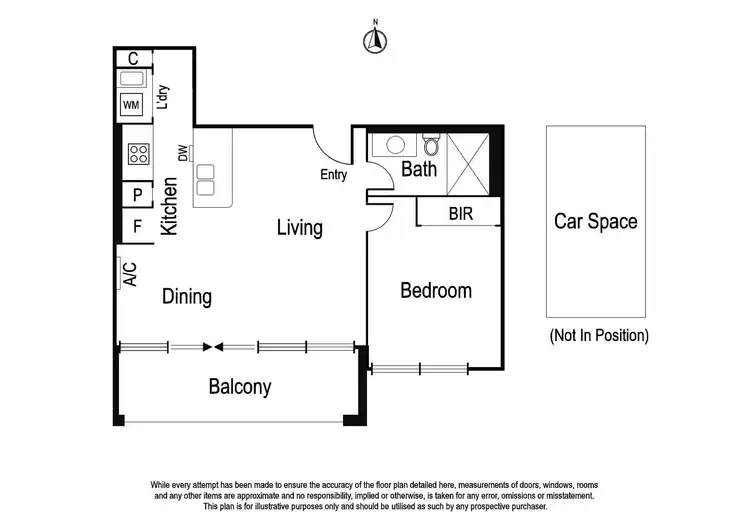 Floorplan of Homely apartment listing, 202A/9-11 Martin Street, Heidelberg VIC 3084
