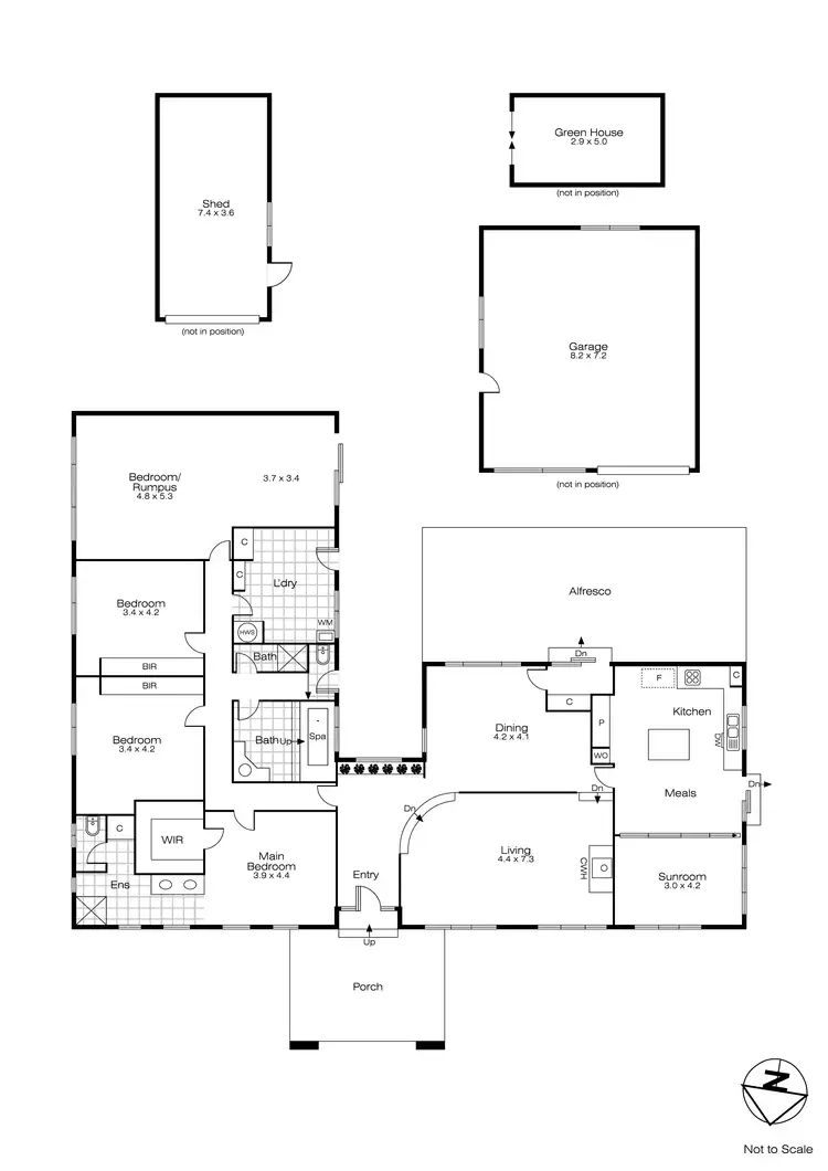 Floorplan of Homely house listing, 107 Cummins Road, Mount Rowan VIC 3352