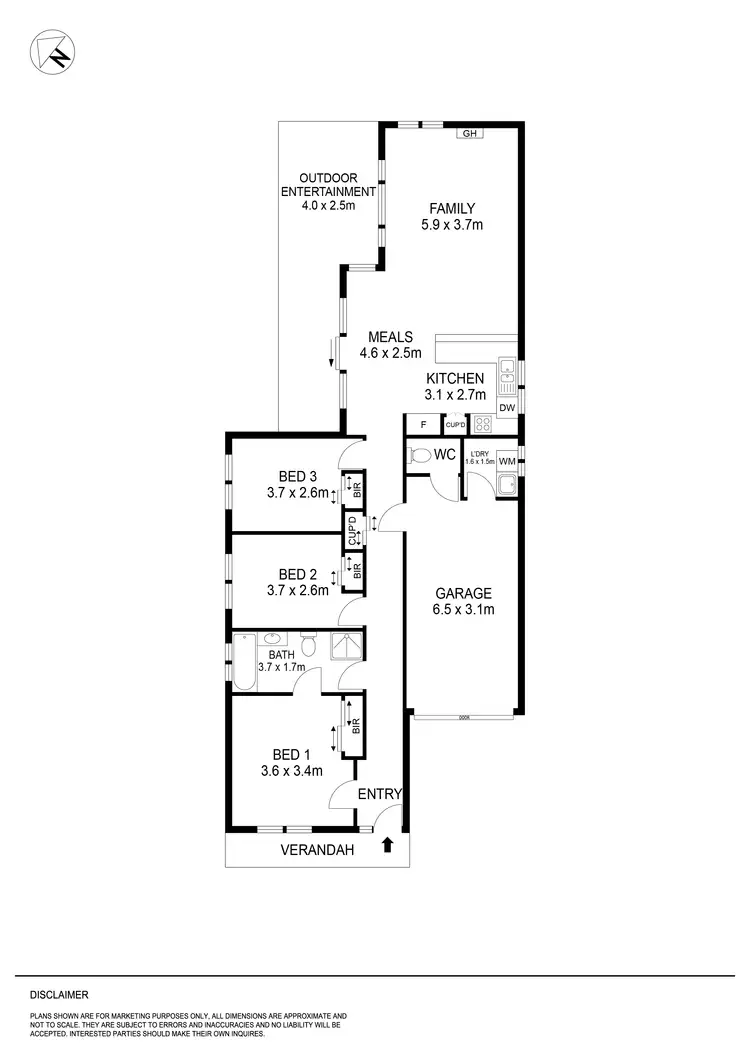 Floorplan of Homely house listing, 6/2 Finley Court, Mount Clear VIC 3350