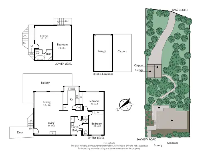 Floorplan of Homely house listing, 53D Bayview Road, Balnarring Beach VIC 3926