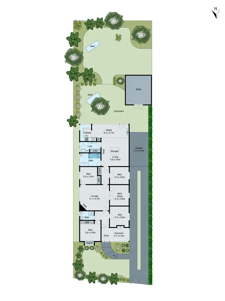 Floorplan of Homely house listing, 1368 Dandenong Road, Hughesdale VIC 3166