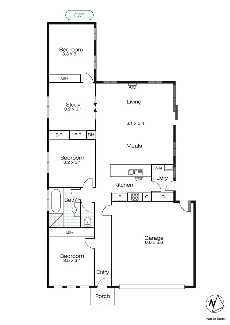Floorplan of Homely house listing, 148b Mansfield Avenue, Mount Clear VIC 3350