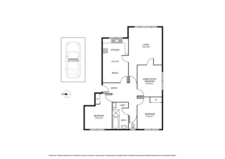Floorplan of Homely apartment listing, 1/146 Milton Parade, Glen Iris VIC 3146