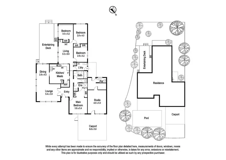 Floorplan of Homely house listing, 1 Sevenoaks Avenue, Heidelberg VIC 3084