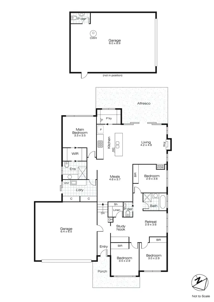 Floorplan of Homely house listing, 36 Stockade Street, Ballarat East VIC 3350