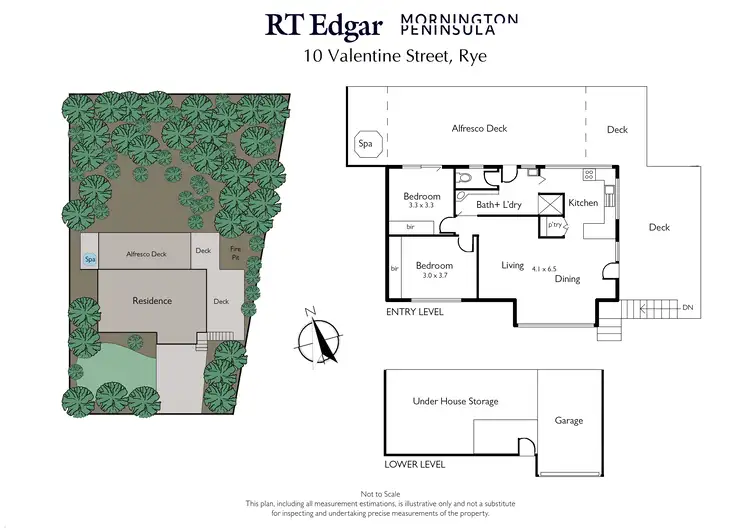 Floorplan of Homely house listing, 10 Valentine Street, Rye VIC 3941