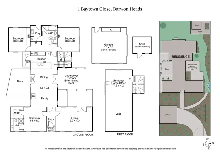 Floorplan of Homely house listing, 1 Baytown Close, Barwon Heads VIC 3227