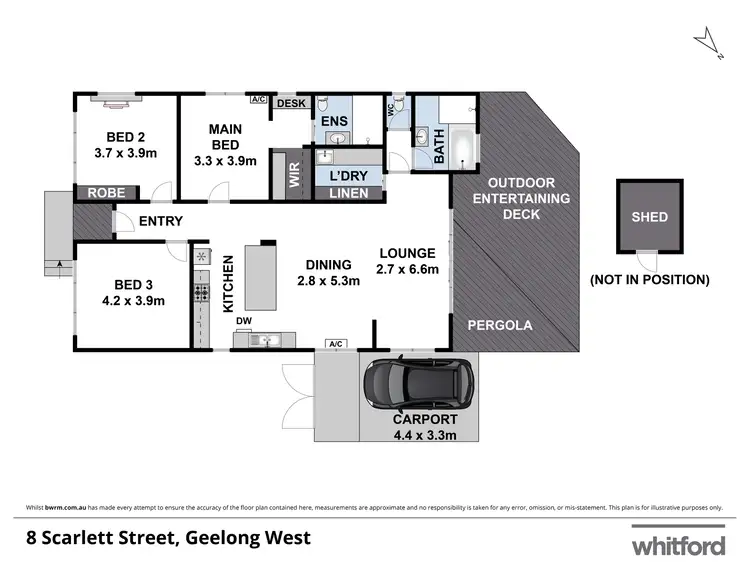 Floorplan of Homely house listing, 8 Scarlett Street, Geelong West VIC 3218