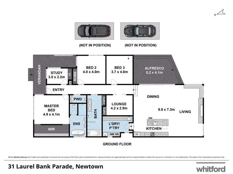 Floorplan of Homely house listing, 31 Laurel Bank Parade, Newtown VIC 3220