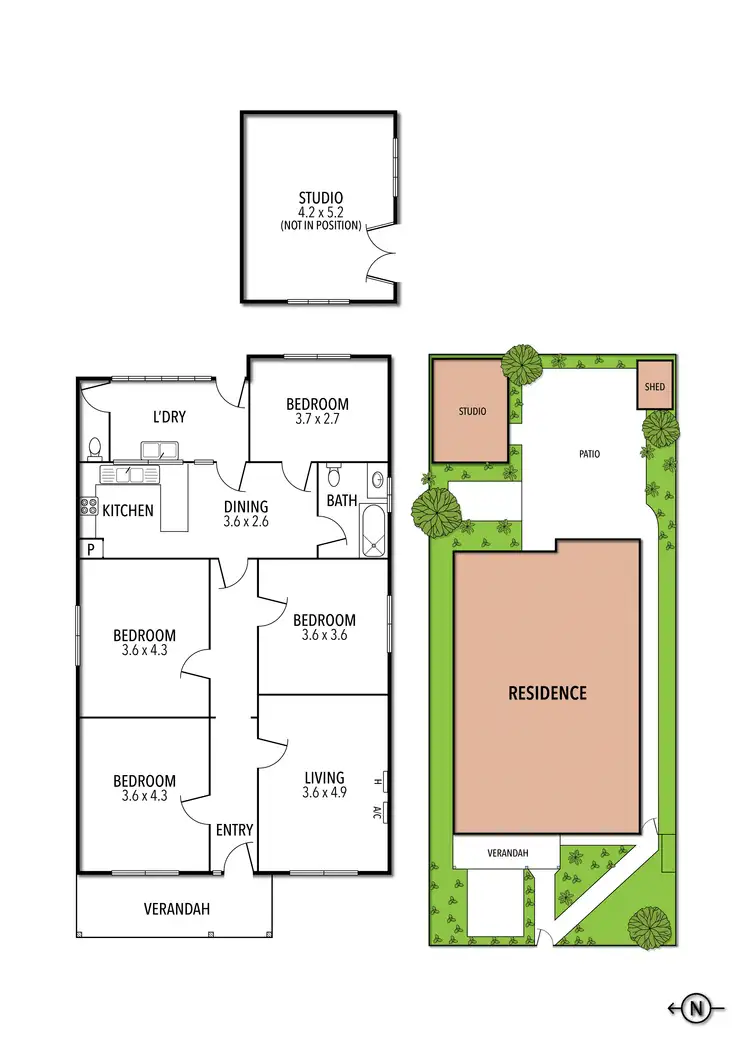 Floorplan of Homely house listing, 2 Stanley Street, Brunswick VIC 3056
