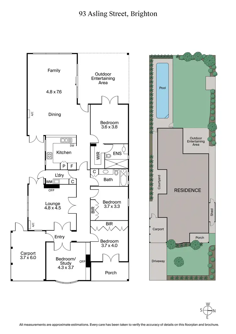 Floorplan of Homely house listing, 93 Asling Street, Brighton VIC 3186