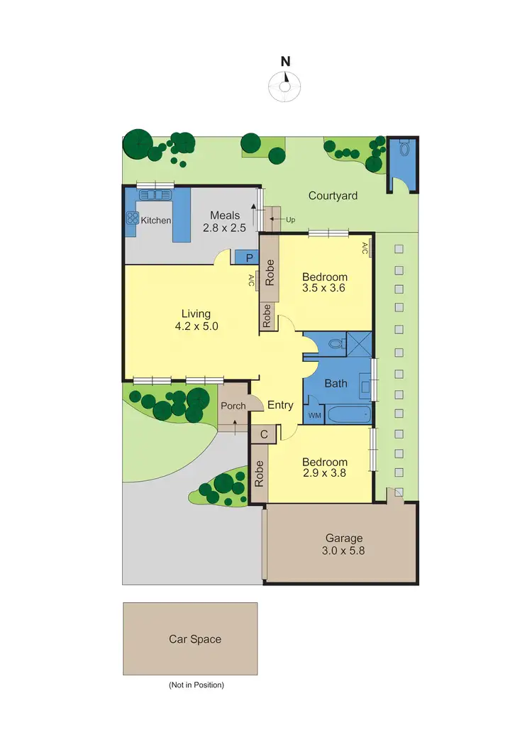 Floorplan of Homely unit listing, 4/63 Lisson Grove, Hawthorn VIC 3122