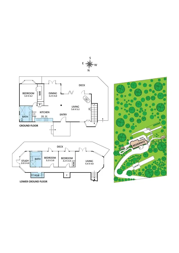 Floorplan of Homely house listing, 190 Research-Warrandyte Road, North Warrandyte VIC 3113